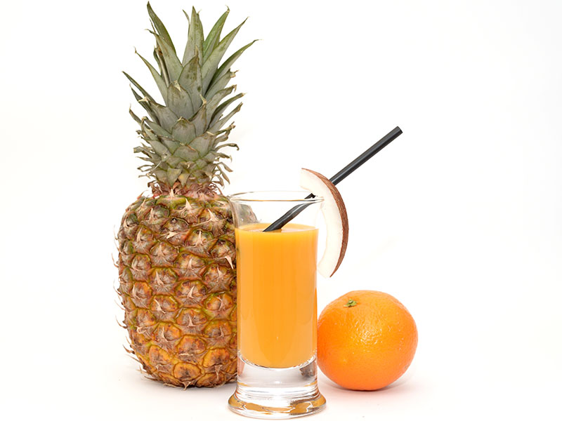 Smoothie mit Ananas