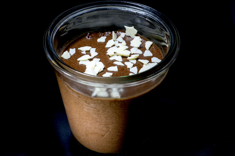 Mousse au Chocolat im Glas