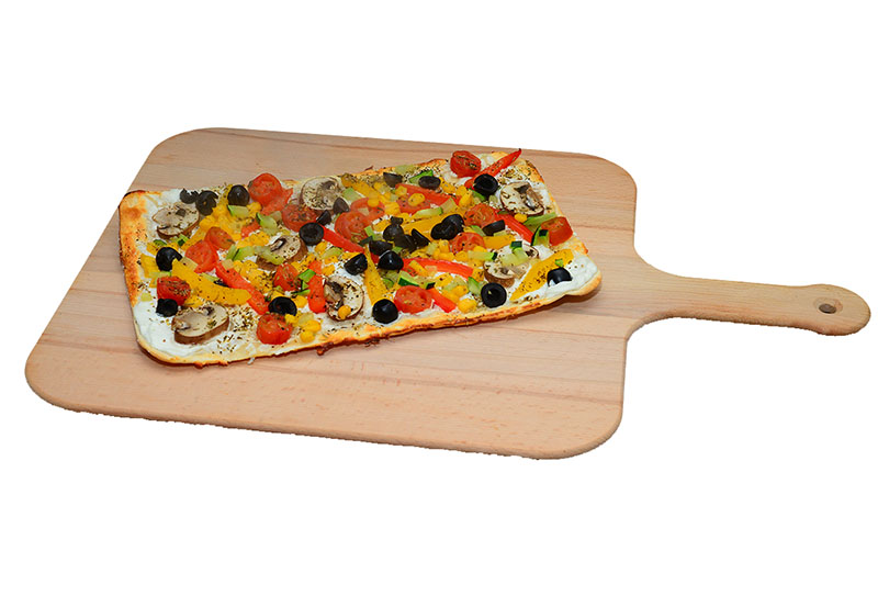 Flammkuchen Vegetaria mit Ziegenkäse