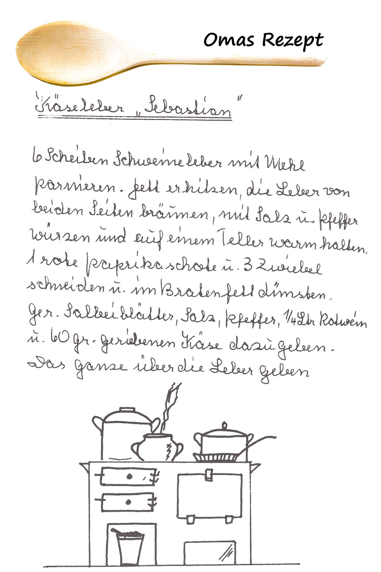 Käseleber Sebastian aus Omas Kochbuchrezepte