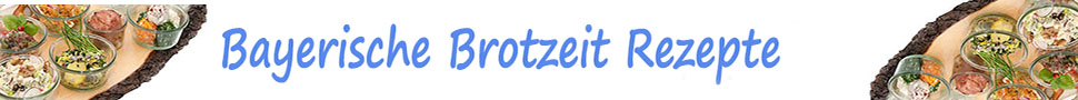 Banner bayerische Brotzeit